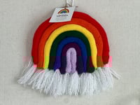 Image 5 of Knit Rainbow Wall Hanging