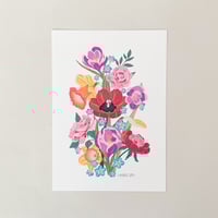 Image 1 of Multi Floral Art Print