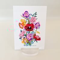 Image 4 of Multi Floral Art Print