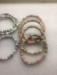 Image 3 of Assorted Clay beads bracelet