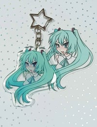Hatsune Miku - standard acrylic keychain + sticker