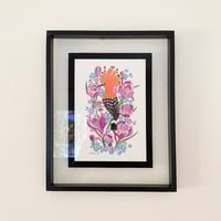 Image 3 of Hoppoe and Crocus Art Print
