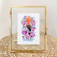 Image 5 of Hoppoe and Crocus Art Print