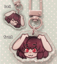 Tewi Touhou - small acrylic keychain