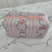 Image 2 of Quilted cosmetic pouch