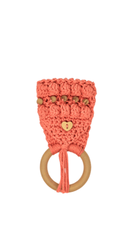 Image 3 of Boho Crochet Towel Ring Holder 