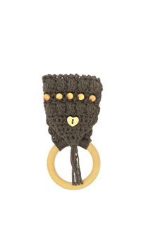 Image 5 of Boho Crochet Towel Ring Holder 