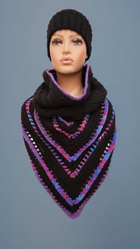 Midnight Berry Cowl Scarf