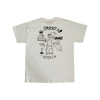 Image 1 of “Up to no good” White Tshirt