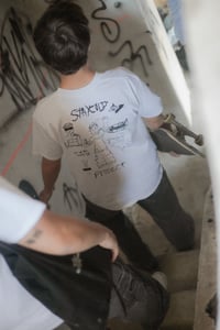 Image 4 of “Up to no good” White Tshirt