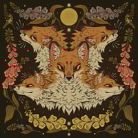 Image 4 of Foxes & Foxgloves T-Shirt