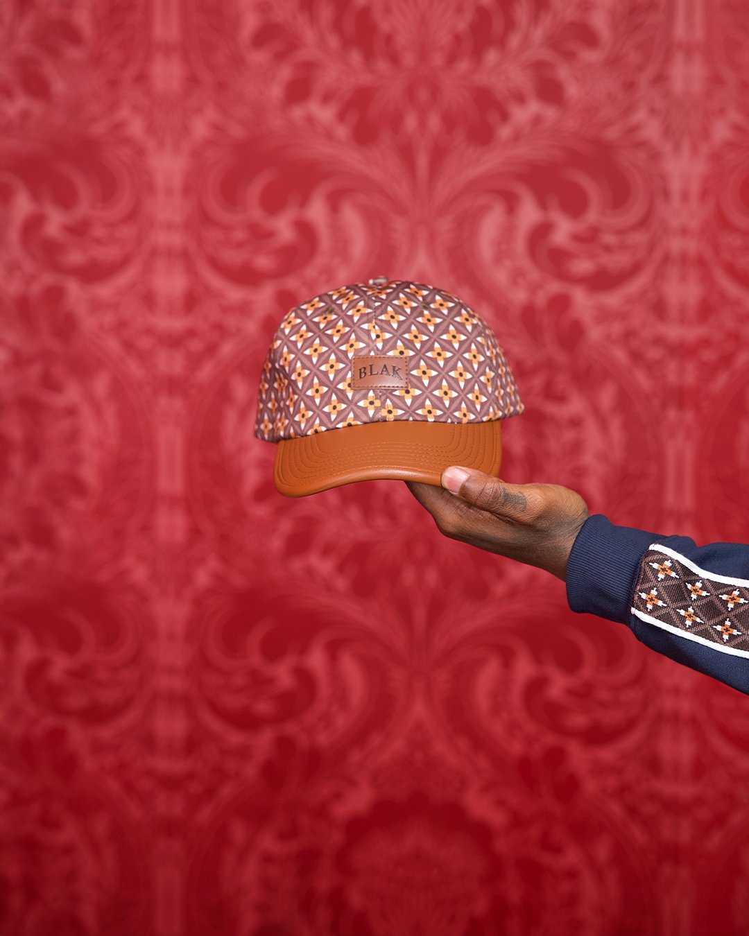 Image of The "Rebirth" Pattern Leather Hat