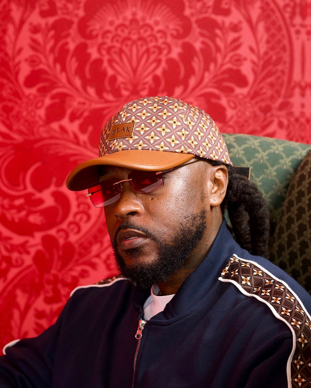 Image of The "Rebirth" Pattern Leather Hat