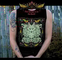 Image 1 of Wolves & Wildflowers V.2 Muscle Tank | Front + Back print!