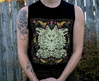 Image 6 of Wolves & Wildflowers V.2 Muscle Tank | Front + Back print!