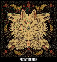 Image 4 of Wolves & Wildflowers V.2 Muscle Tank | Front + Back print!