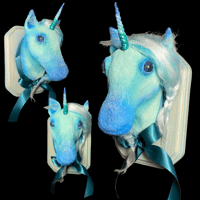 Image 1 of MLM/Gay Men Pride Unicorn Wall Mount • OOAK