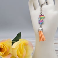 Image 1 of Rainbow Cat Key Chain