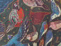 Image 4 of Backyard Birds Woven Blanket