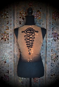 Image 3 of Fractal Vision Cropped Formfitting Muscle Tank