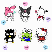 Image 1 of K-pop Hello Kittty & Friends