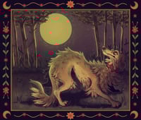 Image 3 of Borzoi & The Moon Tapestry