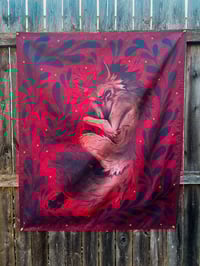 Image 1 of Fallen Wolf Tapestry