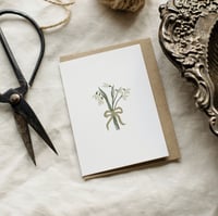 snowdrops - mini card