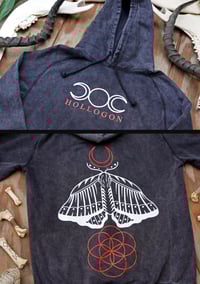 Image 1 of Harvest Moth Vintage Wash Hoodie
