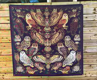 Image 1 of North American Owls Tapestry