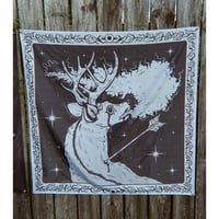 Image 1 of The Final Cry Deer Tapestry