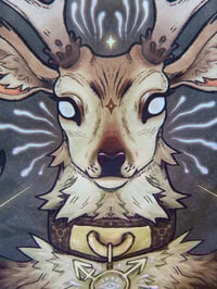 Image 3 of TransMasc Were-Deer Tapestry