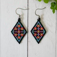 Image 1 of Black & Red Diamond