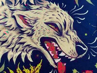 Image 5 of Wolves And Wildflowers Bandana V.2