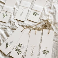 Image 3 of floral bookmarks - set of 4