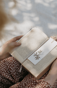 Image 4 of floral bookmarks - set of 4
