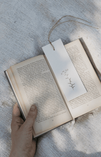 Image 2 of floral bookmarks - set of 4
