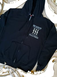 Image 2 of Visionary Illusion Black Zip Up Hoodie