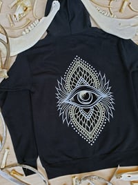Image 3 of Visionary Illusion Black Zip Up Hoodie