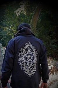 Image 5 of Visionary Illusion Black Zip Up Hoodie