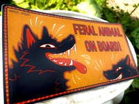 Image 4 of Feral Animal On Board Bumper Sticker