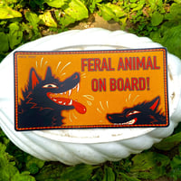 Image 5 of Feral Animal On Board Bumper Sticker