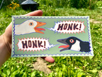 Image 4 of Honk! Honk! Geese Bumper Sticker
