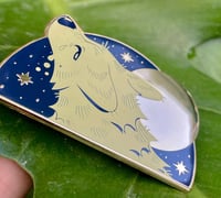 Image 4 of Crying at the Moon Hard Enamel Pin