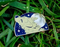 Image 5 of Crying at the Moon Hard Enamel Pin