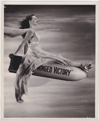 Image 1 of Jeanne Crain Original Photograph (ca. 1944) Winged Victory 