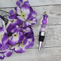 Image 3 of Purple Crown Wine Stopper