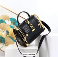 Image 1 of Luxury Tassel and Rivet Saddle Crossbody Shoulder Bag