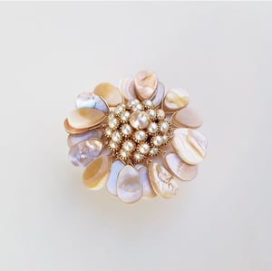 Vintage Pearl & Shell Ring