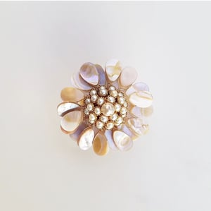 Vintage Pearl & Shell Ring